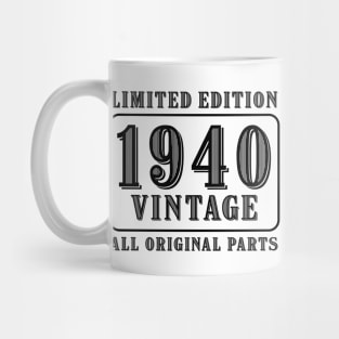 All original parts vintage 1940 limited edition birthday Mug